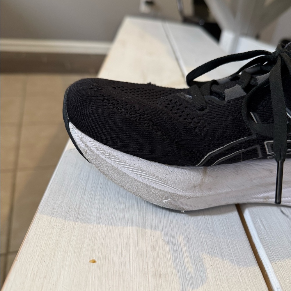 ASICS Black and White Athletic Shoes - Picture 4 of 15